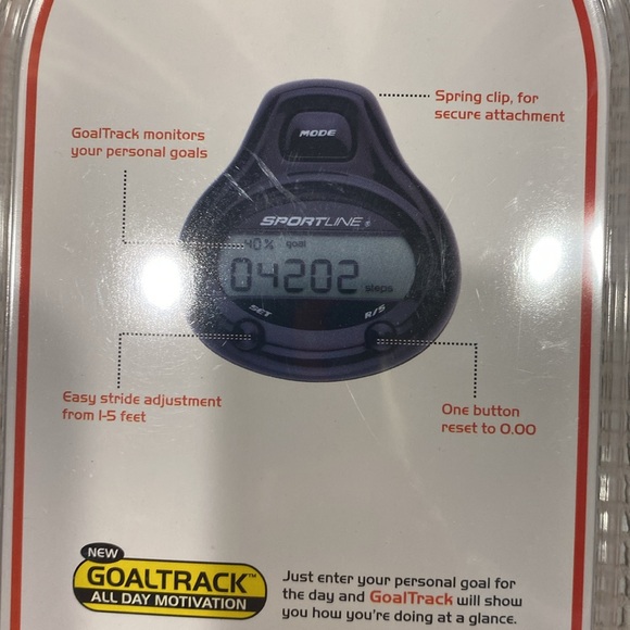 Sportline Step & Distance Pedometer- New in Sealed Plastic - Picture 4 of 5